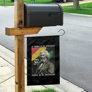 Frederick Douglass Struggle And Progress Garden Flag Inspirational Black History TS12 Print Your Wear