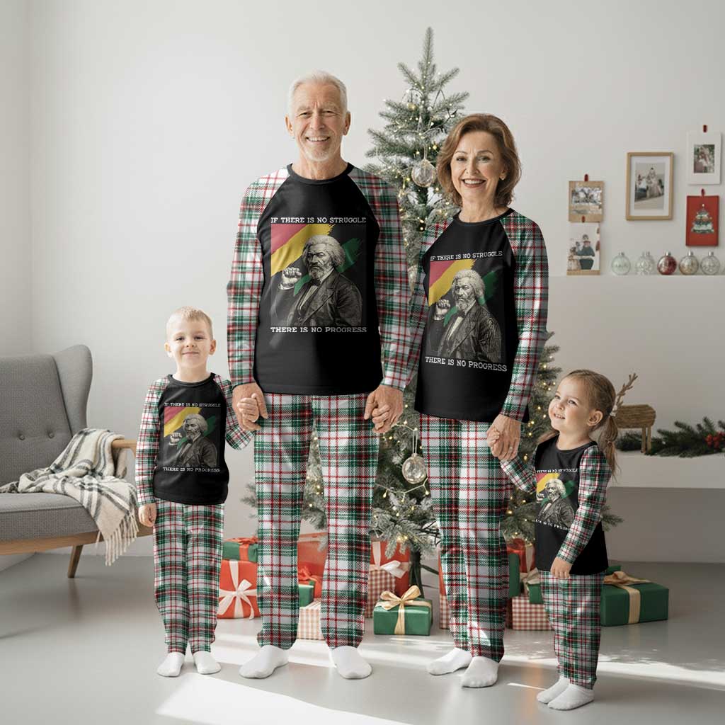 Frederick Douglass Struggle And Progress Plaid Pajama Set Inspirational Black History TS12 Christmas Plaid Print Your Wear