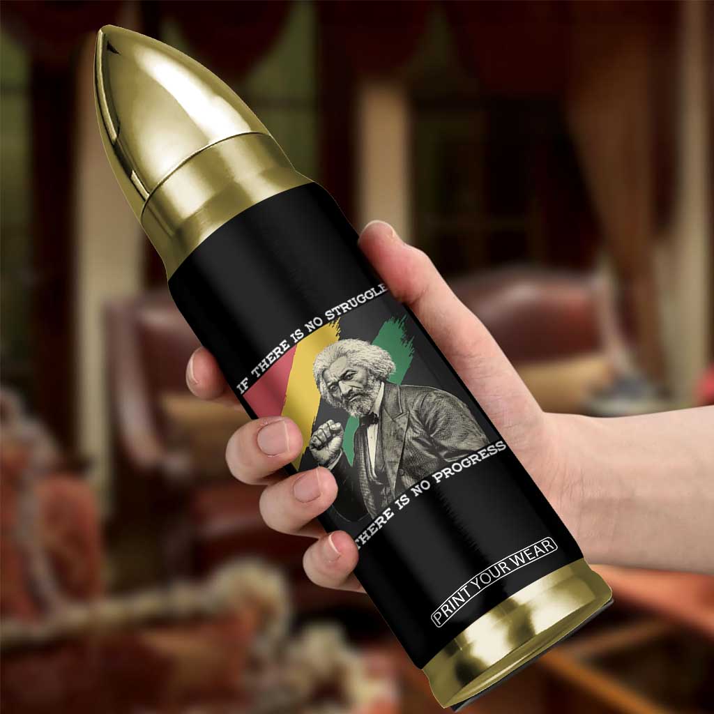 Frederick Douglass Struggle And Progress Bullet Tumbler Inspirational Black History TS12 Print Your Wear