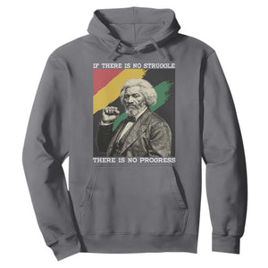 Frederick Douglass Struggle And Progress Hoodie Inspirational Black History TS12 Charcoal Print Your Wear