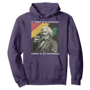 Frederick Douglass Struggle And Progress Hoodie Inspirational Black History TS12 Purple Print Your Wear