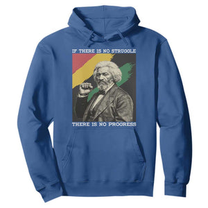 Frederick Douglass Struggle And Progress Hoodie Inspirational Black History TS12 Royal Blue Print Your Wear