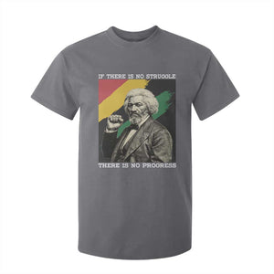 Frederick Douglass Struggle And Progress T Shirt For Kid Inspirational Black History TS12 Charcoal Print Your Wear