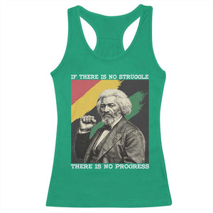 Frederick Douglass Struggle And Progress Racerback Tank Top Inspirational Black History TS12 Irish Green Print Your Wear