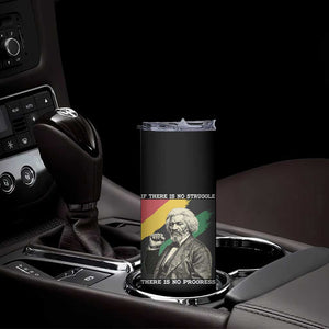Frederick Douglass Struggle And Progress Skinny Tumbler Inspirational Black History TS12 Print Your Wear