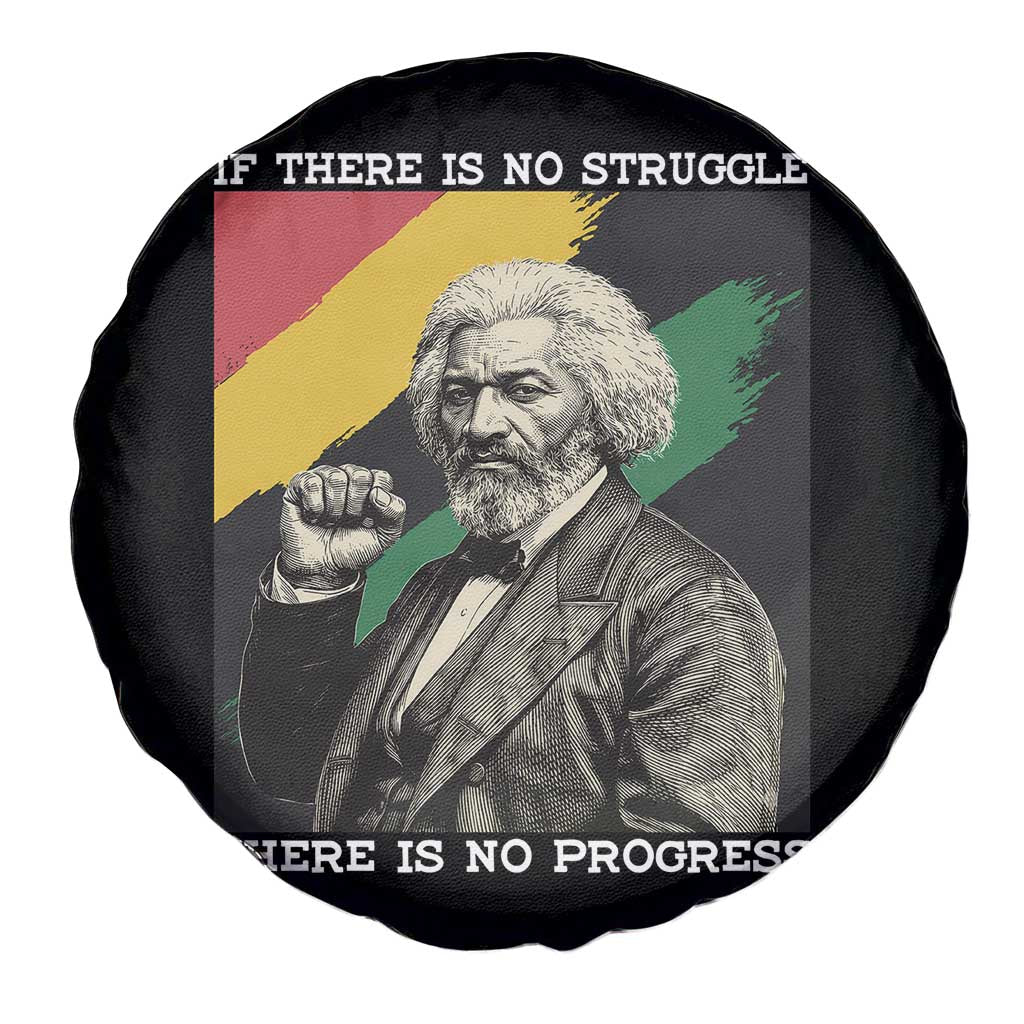 Frederick Douglass Struggle And Progress Spare Tire Cover Inspirational Black History TS12 Print Your Wear