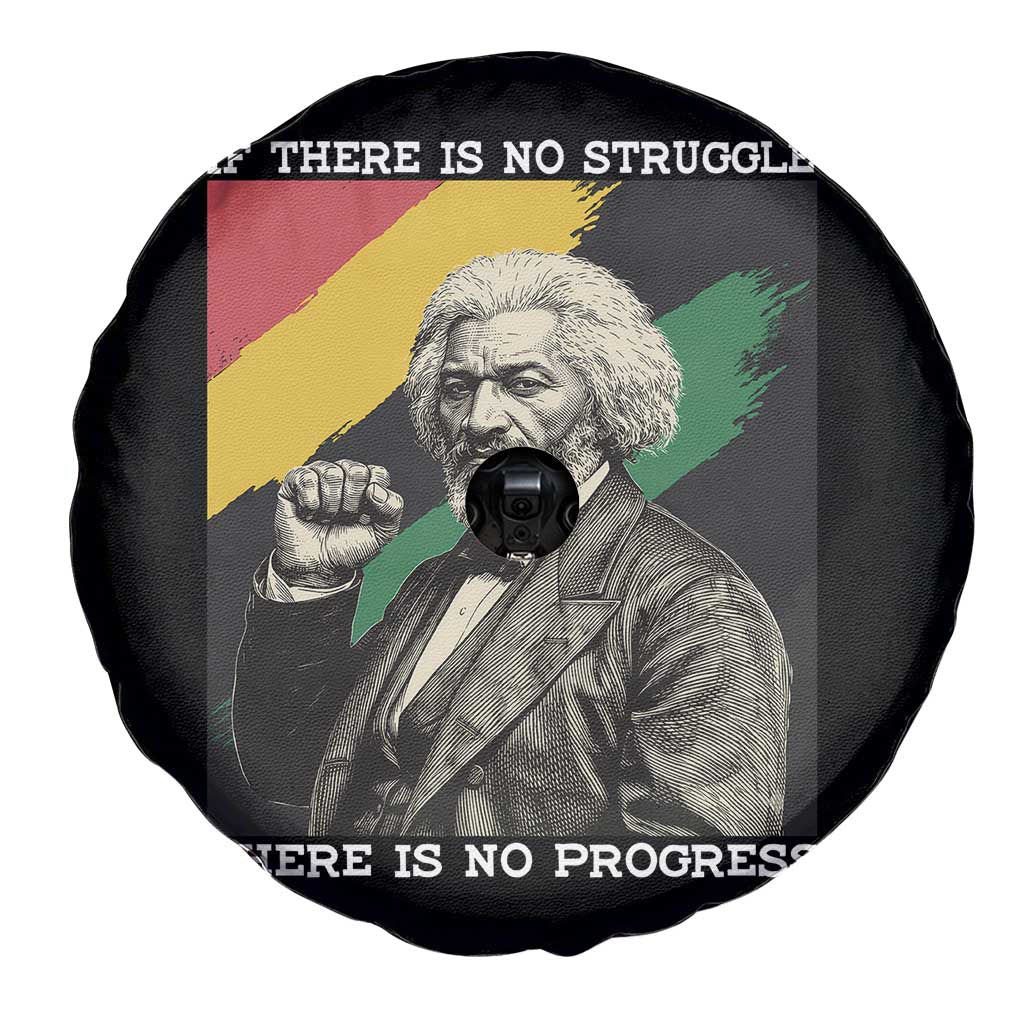 Frederick Douglass Struggle And Progress Spare Tire Cover Inspirational Black History TS12 Print Your Wear