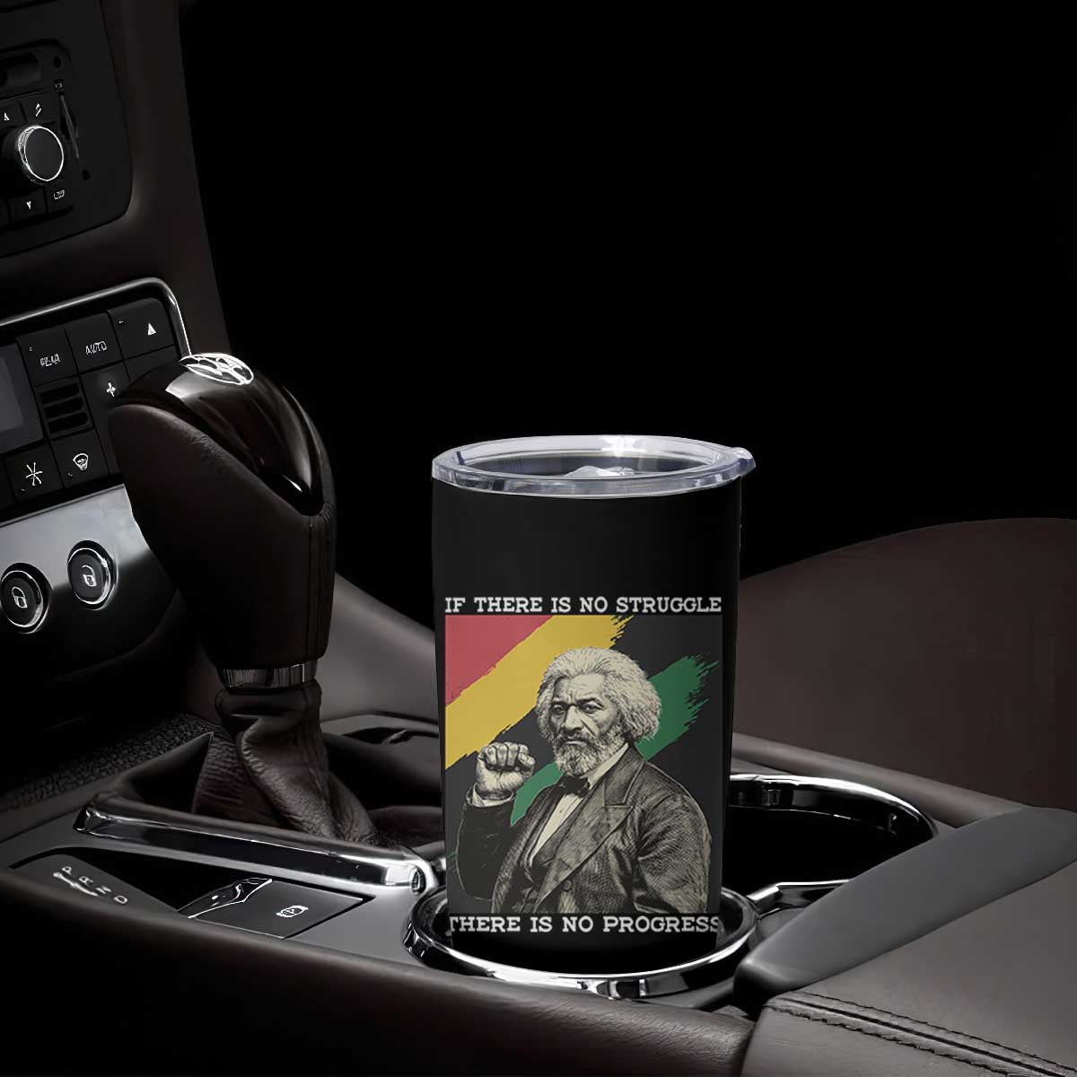 Frederick Douglass Struggle And Progress Tumbler Cup Inspirational Black History TS12 Print Your Wear