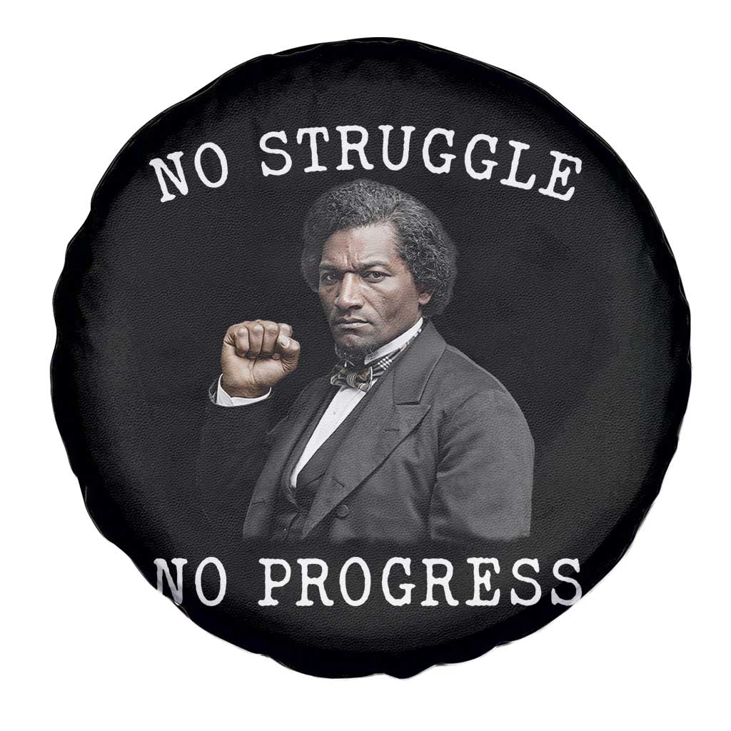 Frederick Douglass Quote Spare Tire Cover No Struggle No Progress TS12 Print Your Wear