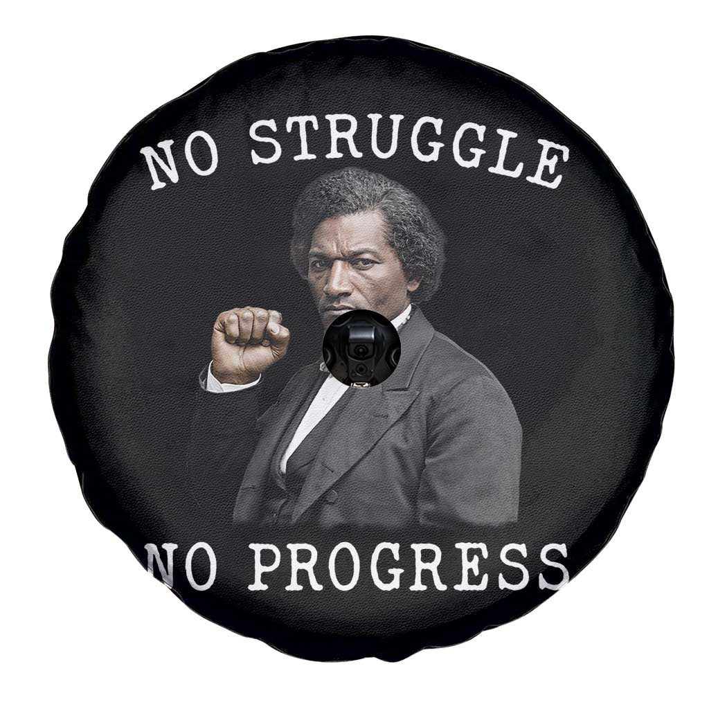 Frederick Douglass Quote Spare Tire Cover No Struggle No Progress TS12 Print Your Wear