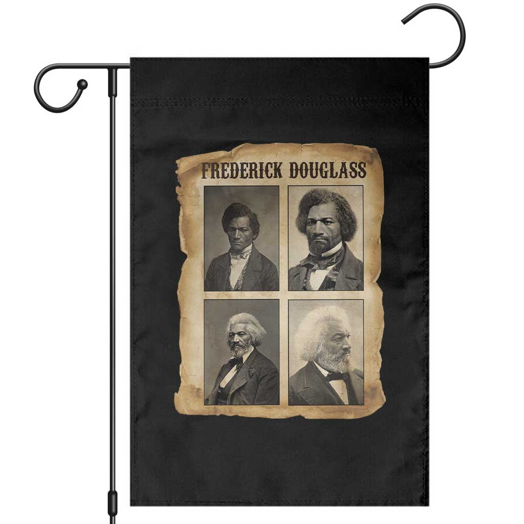 The Life Of Frederick Douglass Garden Flag Historical Black History TS12 Black Print Your Wear