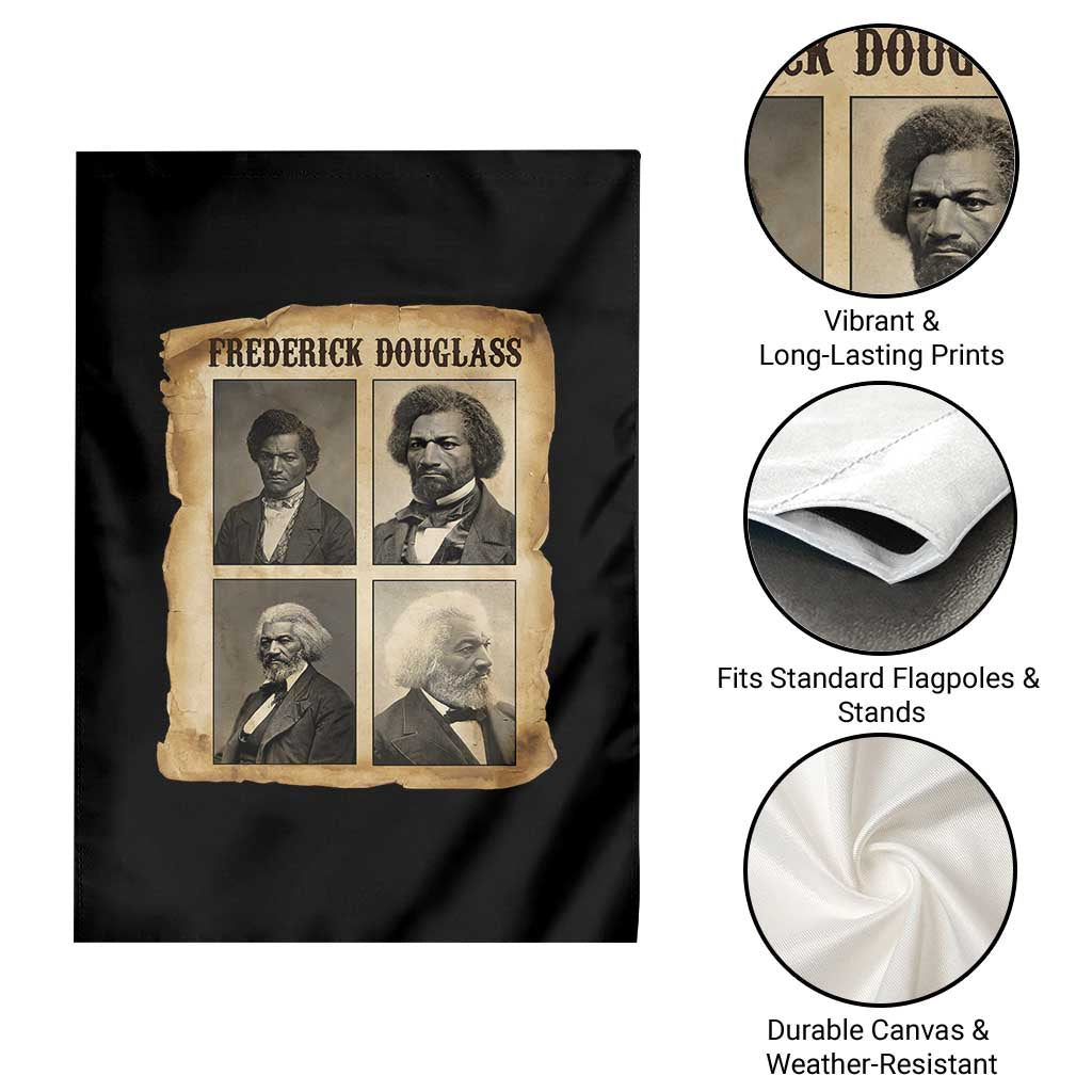 The Life Of Frederick Douglass Garden Flag Historical Black History TS12 Print Your Wear