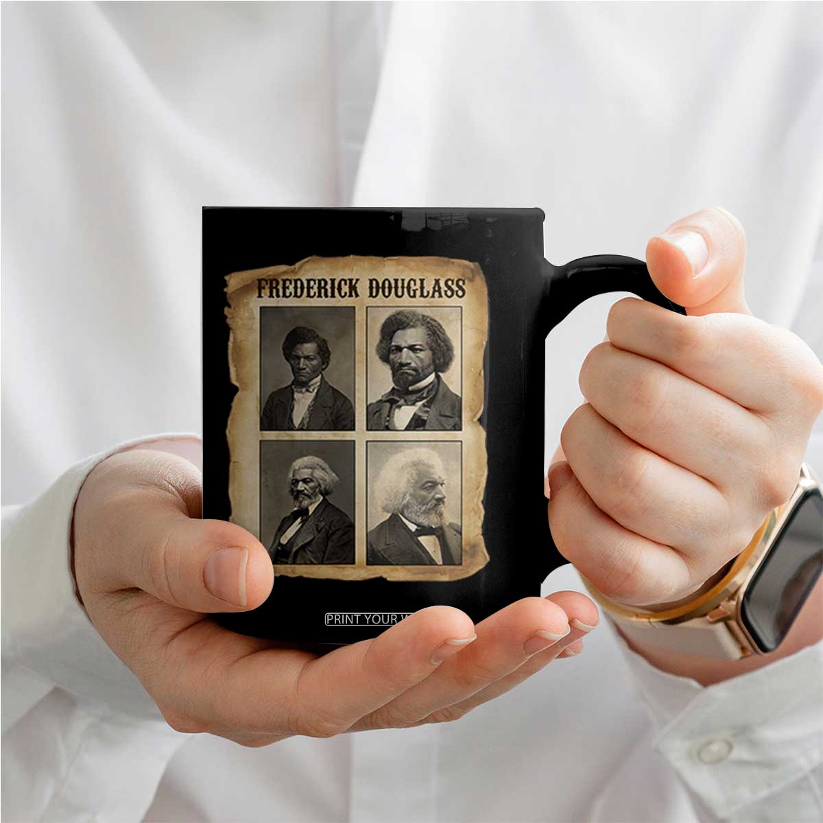 The Life Of Frederick Douglass Coffee Mug Historical Black History TS12 Print Your Wear