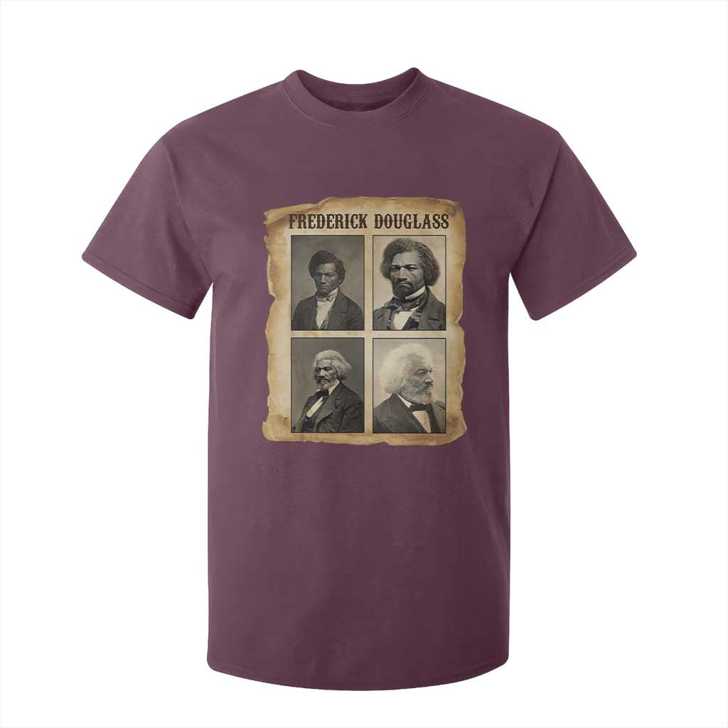 The Life Of Frederick Douglass T Shirt For Kid Historical Black History TS12 Maroon Print Your Wear