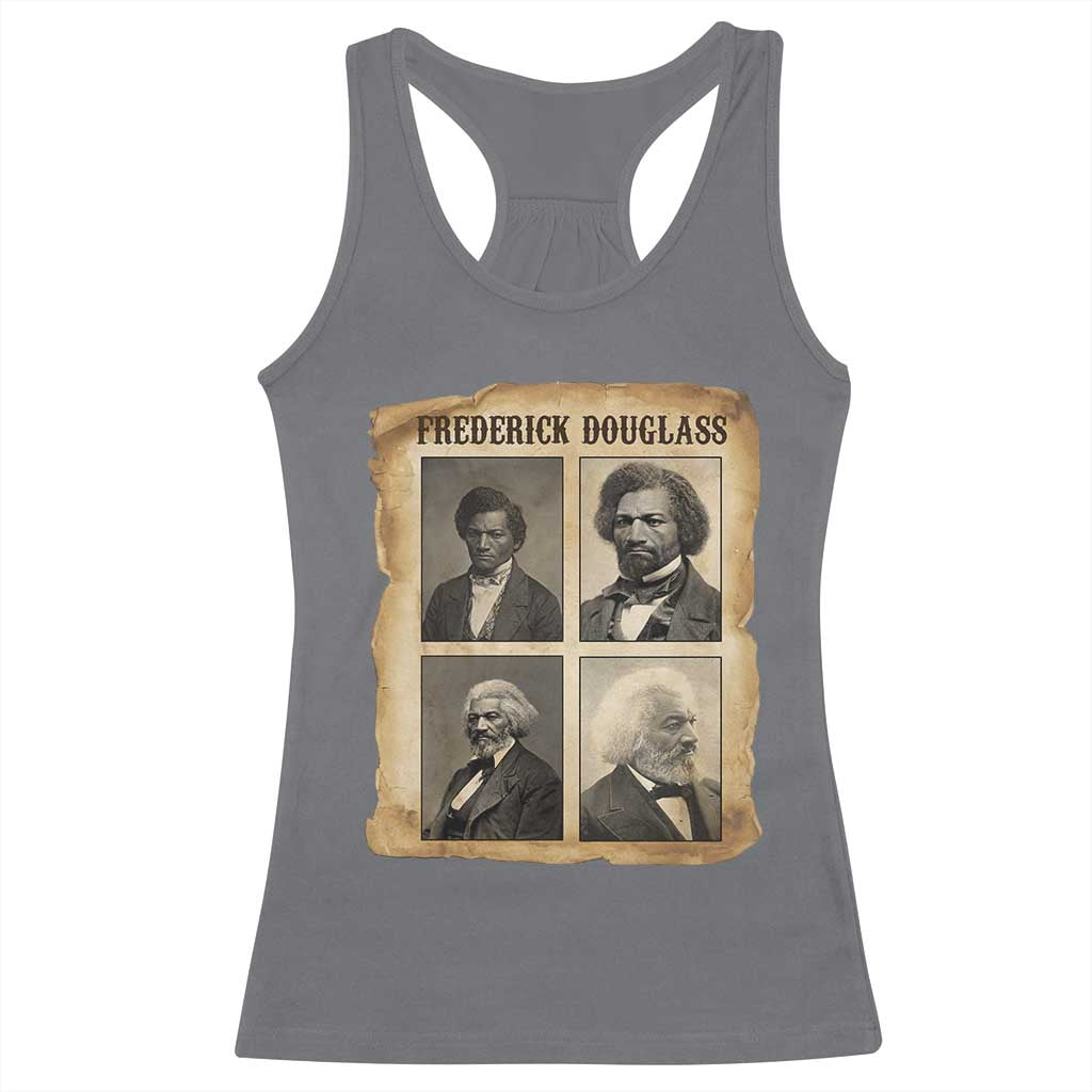 The Life Of Frederick Douglass Racerback Tank Top Historical Black History TS12 Charcoal Print Your Wear