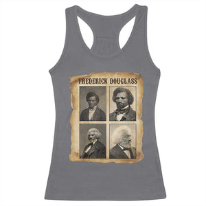 The Life Of Frederick Douglass Racerback Tank Top Historical Black History TS12 Charcoal Print Your Wear