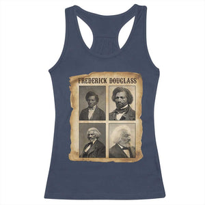 The Life Of Frederick Douglass Racerback Tank Top Historical Black History TS12 Navy Print Your Wear