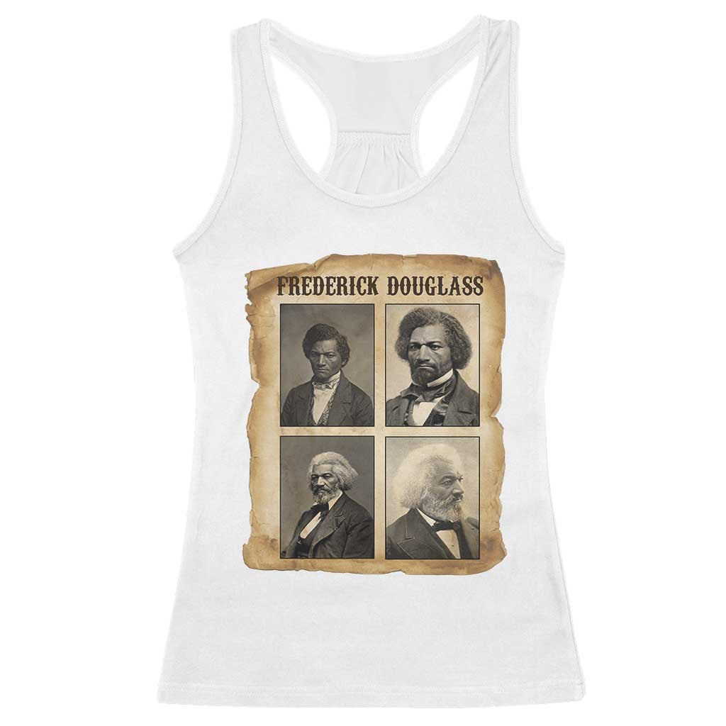 The Life Of Frederick Douglass Racerback Tank Top Historical Black History TS12 White Print Your Wear