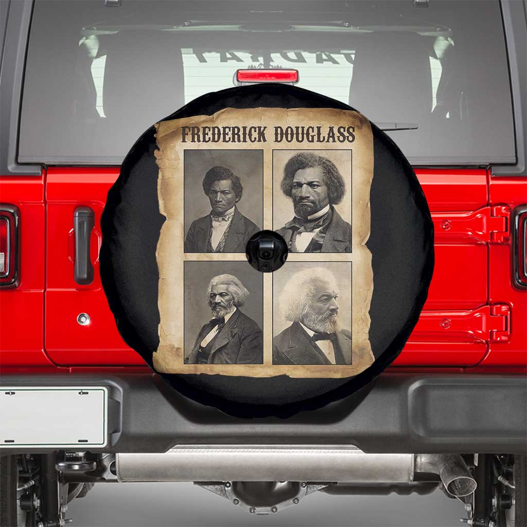 The Life Of Frederick Douglass Spare Tire Cover Historical Black History TS12 Black Print Your Wear