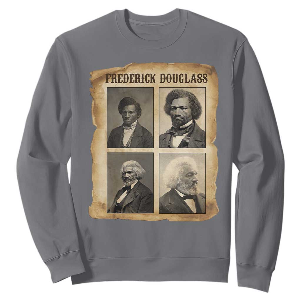 The Life Of Frederick Douglass Sweatshirt Historical Black History TS12 Charcoal Print Your Wear