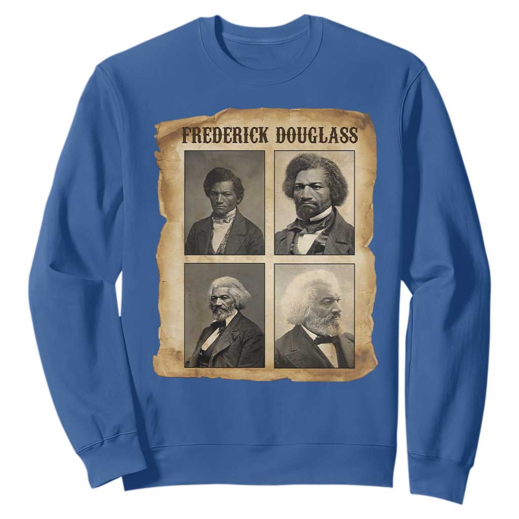 The Life Of Frederick Douglass Sweatshirt Historical Black History TS12 Royal Blue Print Your Wear