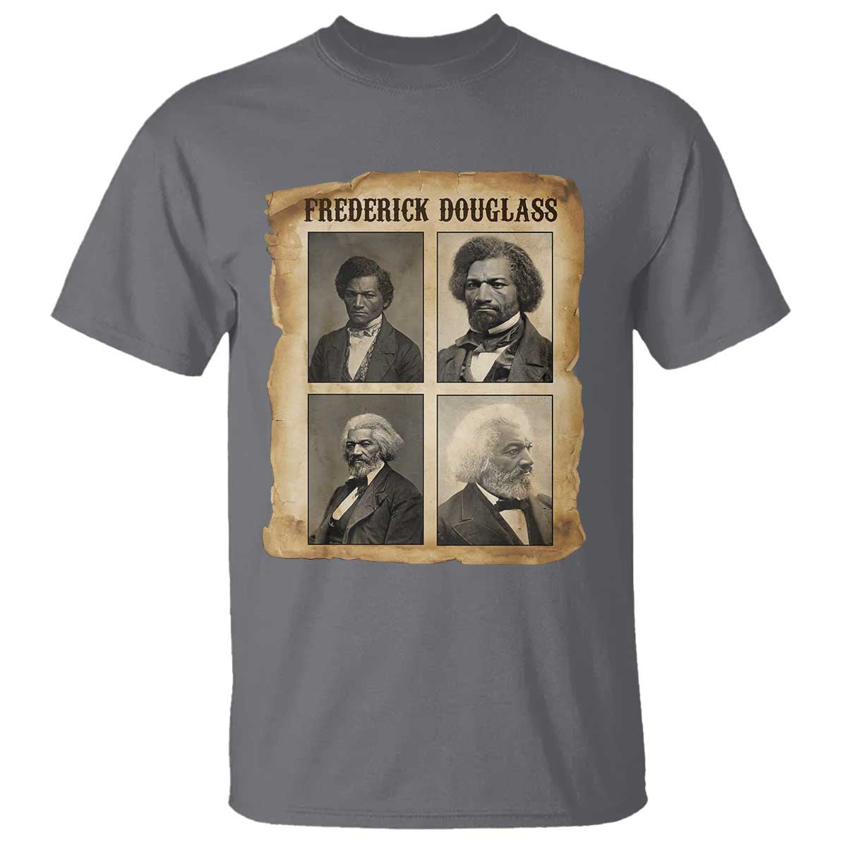The Life Of Frederick Douglass T Shirt Historical Black History TS12 Charcoal Print Your Wear