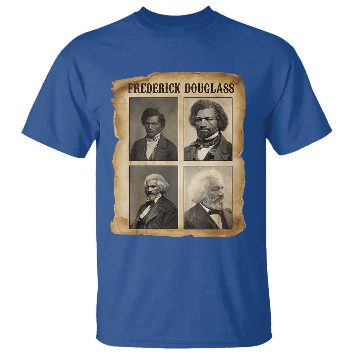 The Life Of Frederick Douglass T Shirt Historical Black History TS12 Royal Blue Print Your Wear