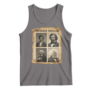The Life Of Frederick Douglass Tank Top Historical Black History TS12 Deep Heather Print Your Wear