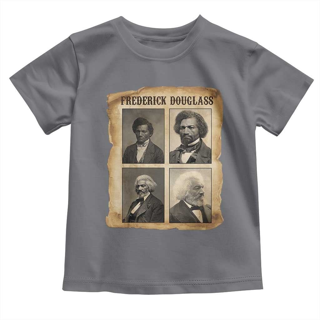 The Life Of Frederick Douglass Toddler T Shirt Historical Black History TS12 Charcoal Print Your Wear