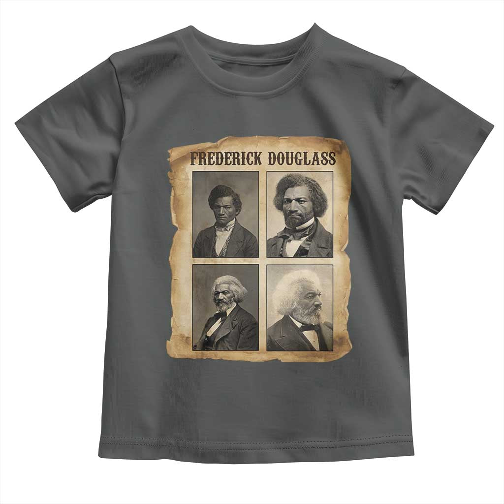 The Life Of Frederick Douglass Toddler T Shirt Historical Black History TS12 Dark Heather Print Your Wear