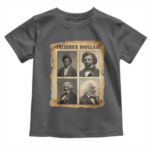 The Life Of Frederick Douglass Toddler T Shirt Historical Black History TS12 Dark Heather Print Your Wear
