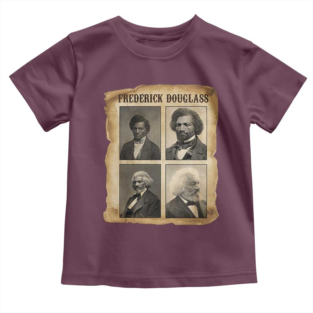 The Life Of Frederick Douglass Toddler T Shirt Historical Black History TS12 Maroon Print Your Wear