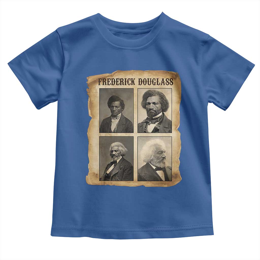 The Life Of Frederick Douglass Toddler T Shirt Historical Black History TS12 Royal Blue Print Your Wear