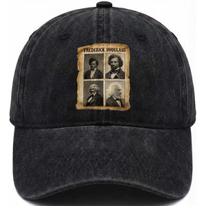 The Life Of Frederick Douglass Washed Cotton Baseball Cap Historical Black History TS12 Print Your Wear