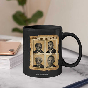 Vintage Black History Heroes Coffee Mug Strong Black Pride TS12 Print Your Wear