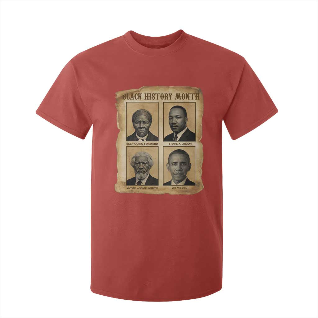 Vintage Black History Heroes T Shirt For Kid Strong Black Pride TS12 Red Print Your Wear
