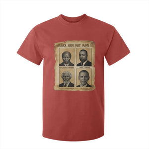 Vintage Black History Heroes T Shirt For Kid Strong Black Pride TS12 Red Print Your Wear