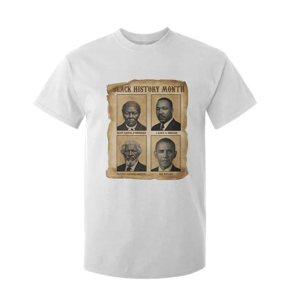 Vintage Black History Heroes T Shirt For Kid Strong Black Pride TS12 White Print Your Wear