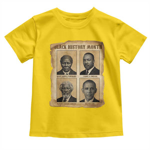Vintage Black History Heroes Toddler T Shirt Strong Black Pride TS12 Daisy Print Your Wear
