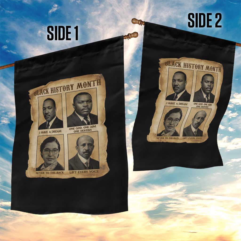 Vintage African American Heroes Garden Flag Black Pride Inspiration TS12 Print Your Wear
