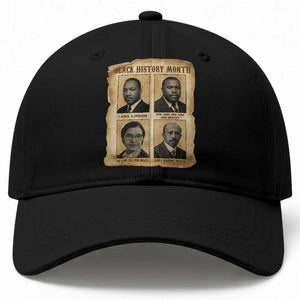 Vintage African American Heroes Baseball Cap Black Pride Inspiration TS12 Print Your Wear
