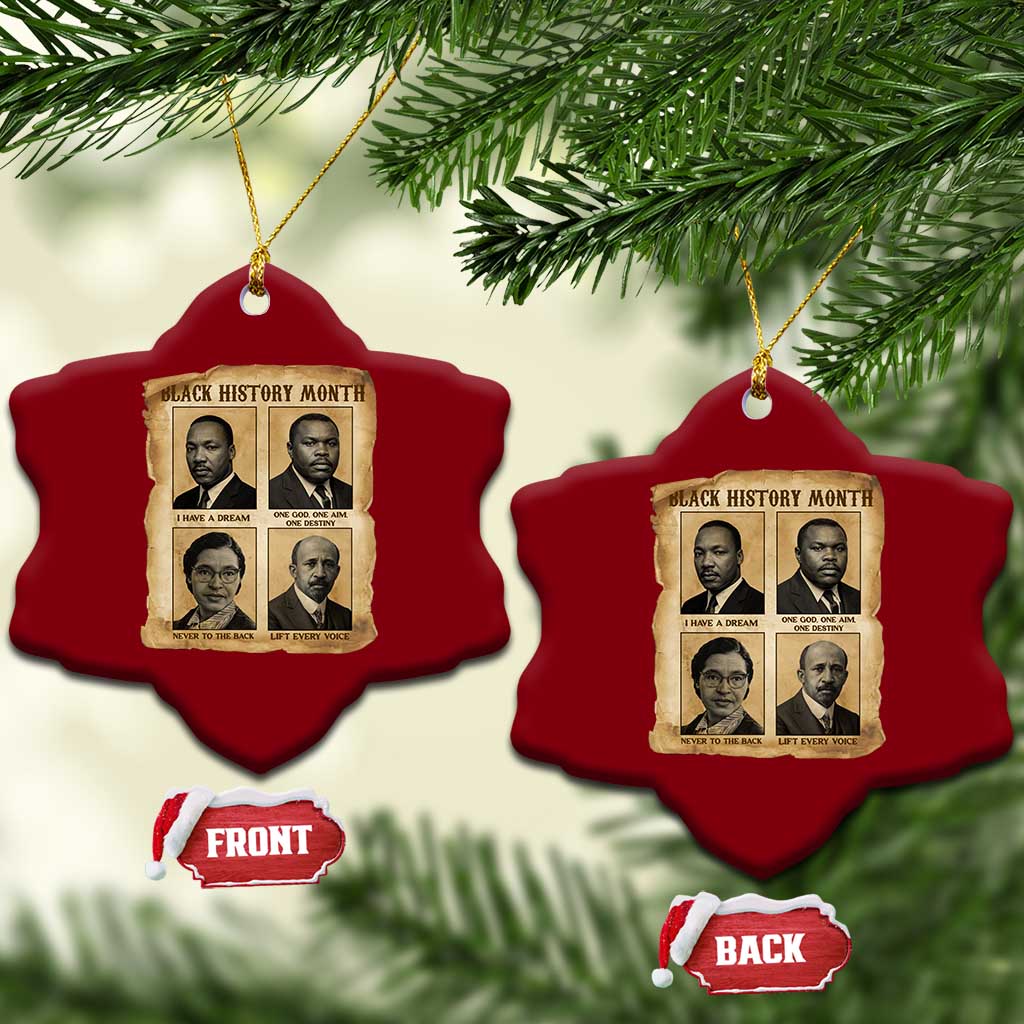 Vintage African American Heroes Ceramic Ornament Black Pride Inspiration TS12 Print Your Wear