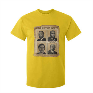 Vintage African American Heroes T Shirt For Kid Black Pride Inspiration TS12 Daisy Print Your Wear