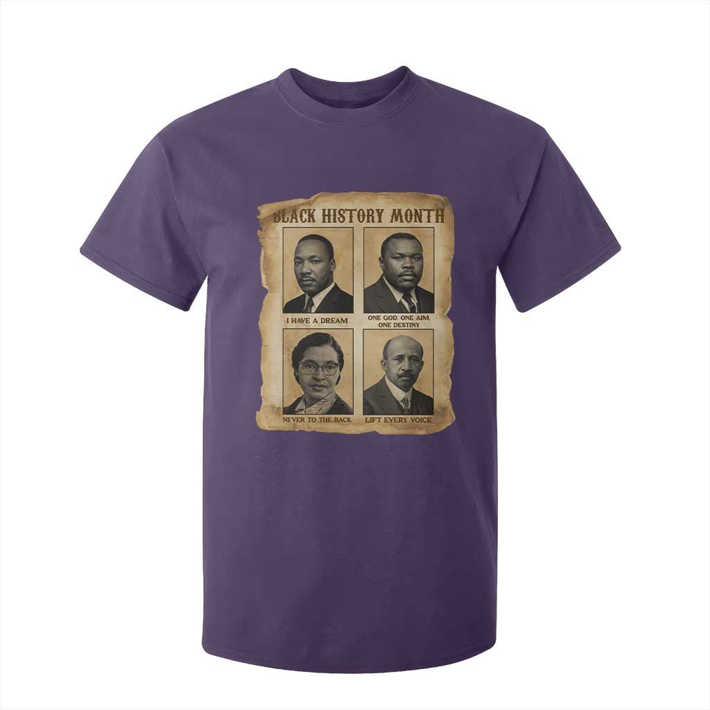 Vintage African American Heroes T Shirt For Kid Black Pride Inspiration TS12 Purple Print Your Wear
