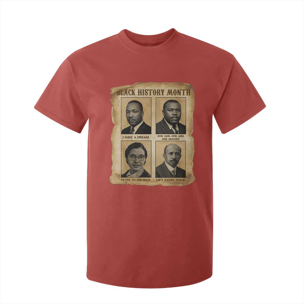Vintage African American Heroes T Shirt For Kid Black Pride Inspiration TS12 Red Print Your Wear