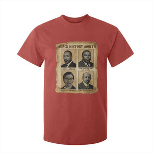 Vintage African American Heroes T Shirt For Kid Black Pride Inspiration TS12 Red Print Your Wear