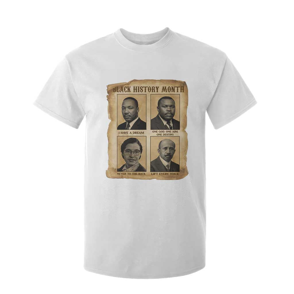 Vintage African American Heroes T Shirt For Kid Black Pride Inspiration TS12 White Print Your Wear