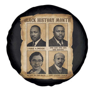 Vintage African American Heroes Spare Tire Cover Black Pride Inspiration TS12 Print Your Wear