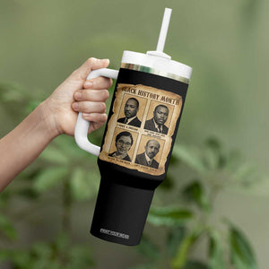 Vintage African American Heroes Tumbler With Handle Black Pride Inspiration TS12 Print Your Wear