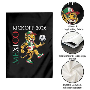 Mexico Soccer Pride Jaguar Kickoff 2026 Garden Flag TS12 Print Your Wear